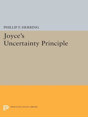 cover image of Joyce's Uncertainty Principle